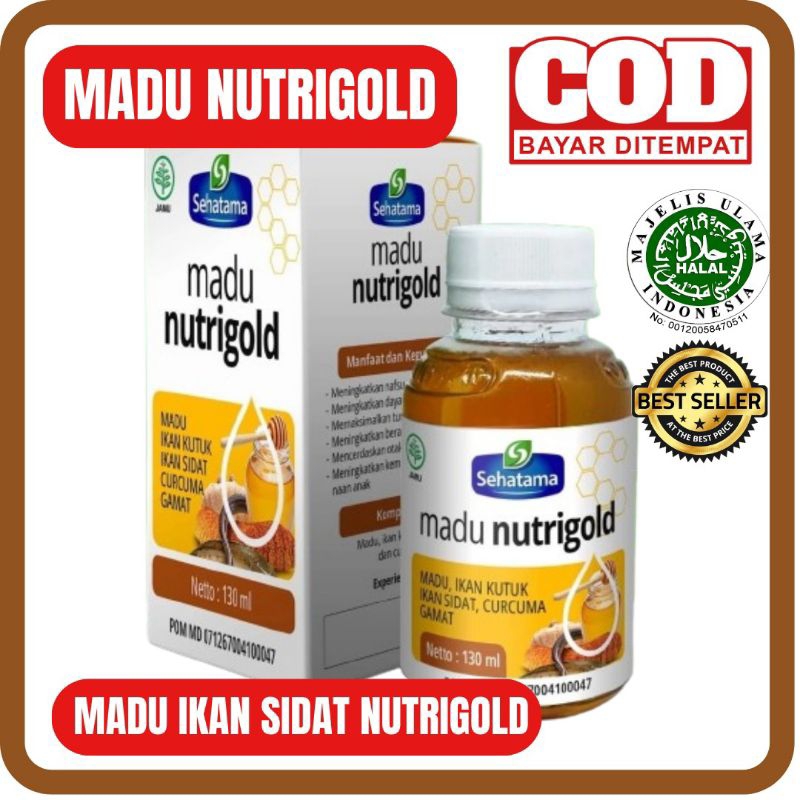 

Madu NUTRIGOLD 130ml - Madu NUTRIGOLD NUTRI GOLD Madu Ikan Sidat Plus Temulawak Ikan Kutuk Madu GEMUK BADAN ANAK