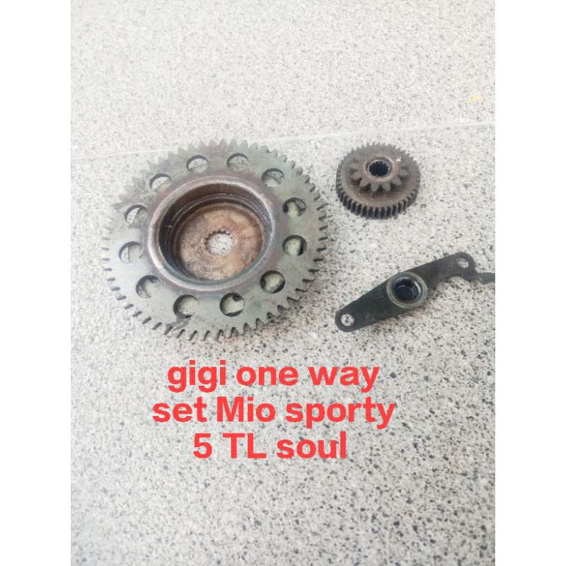 GIGI Gir PENGHANTAR DINAMO STATER SEt one way YAMAHA Mio sporty 5 TL soul original