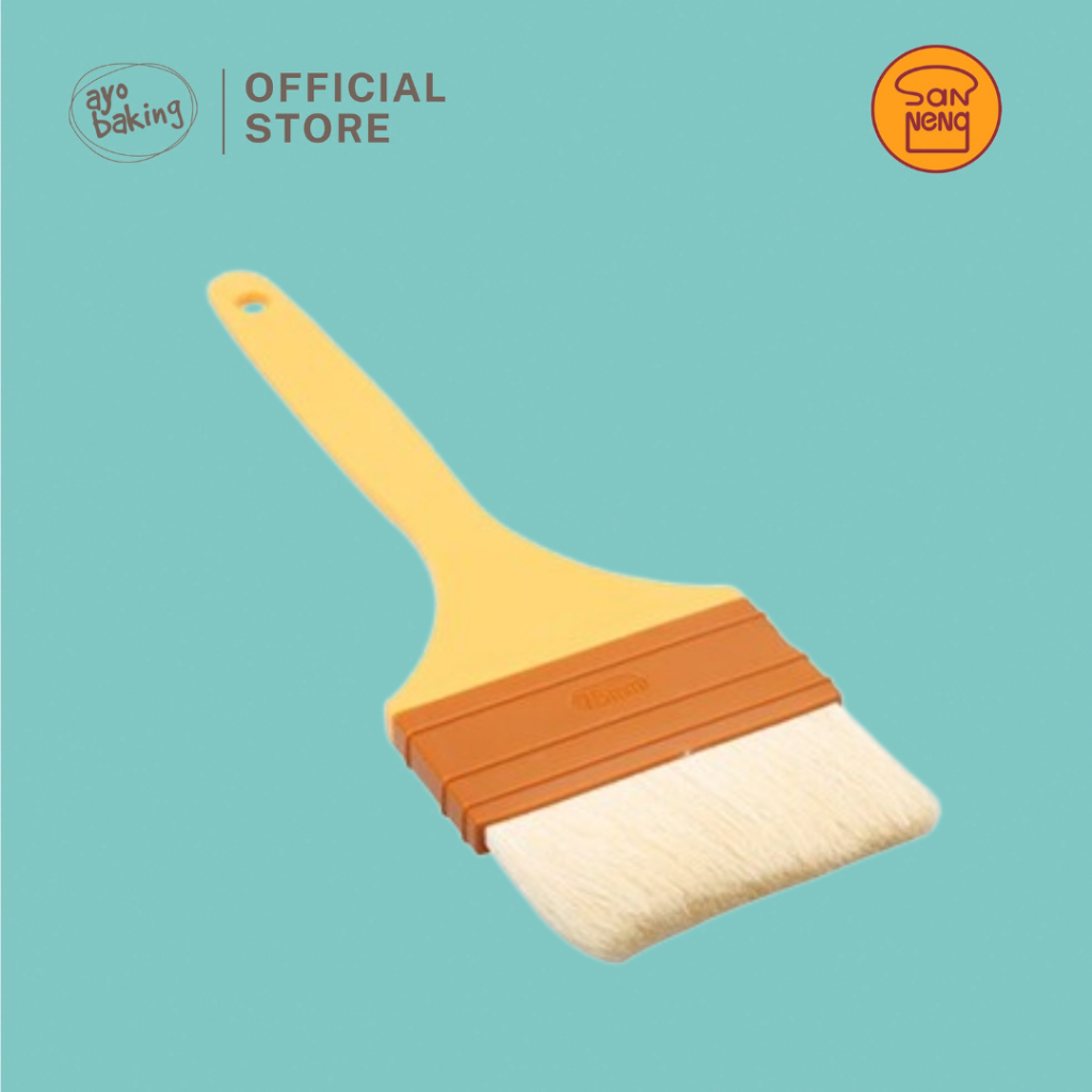 SANNENG - SN4121 - Wool Pastry Brush / Kuas Roti Wool / Kuas Pastry / Kuas Roti