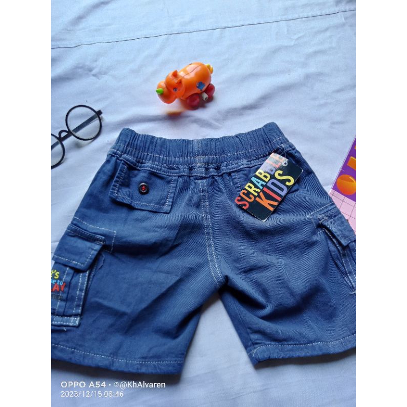 Celana Pendek Cargo Premium/Celana Cargo Viral by SCRABBLE KIDS