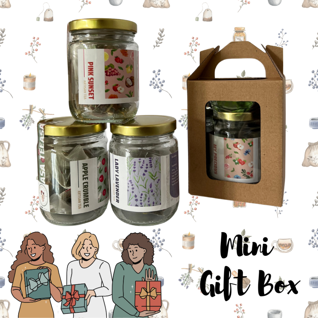 

TeeAsa Mini Gift Box - Artisan Tea - Jar Kaca