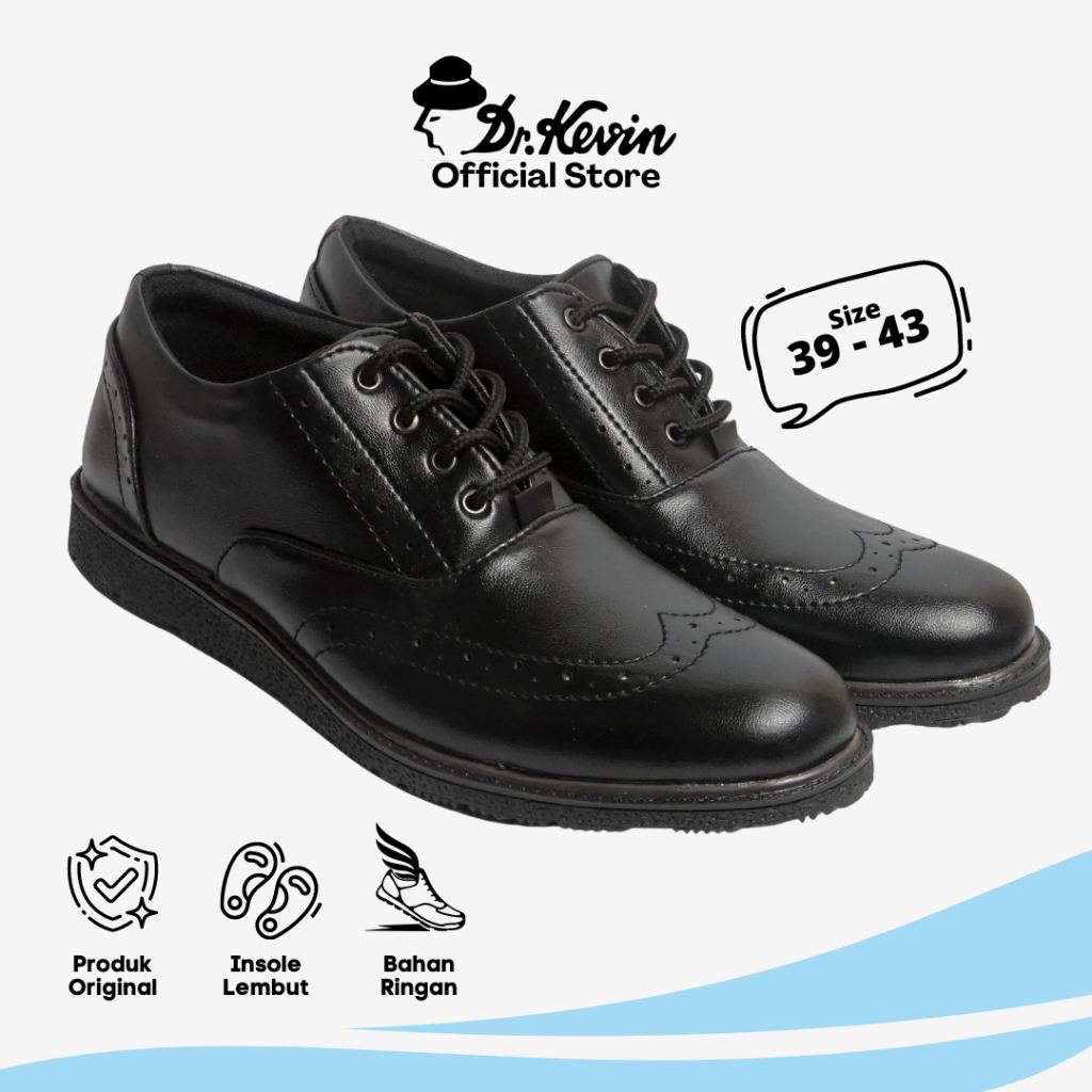 Dr. Kevin Sepatu Formal Pria Pantofel Resmi 831-029