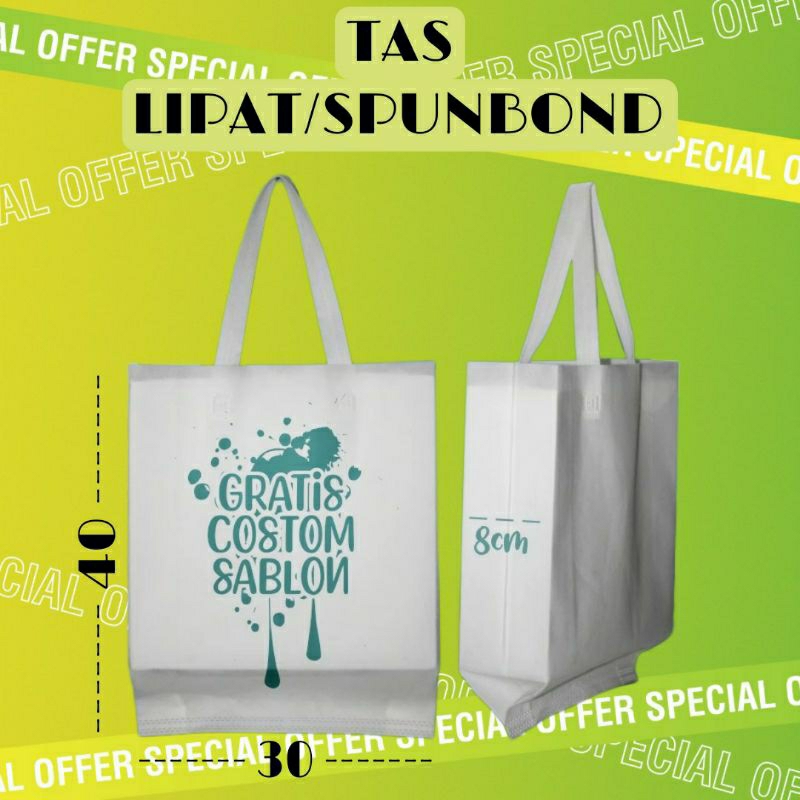 

TAS SPUNBOND GOODIEBAG Suvenir, Kado, Toko, Hajatan