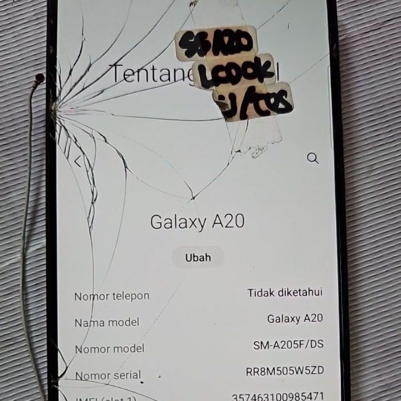 mesin mainboard samsung a20 3/32 normal