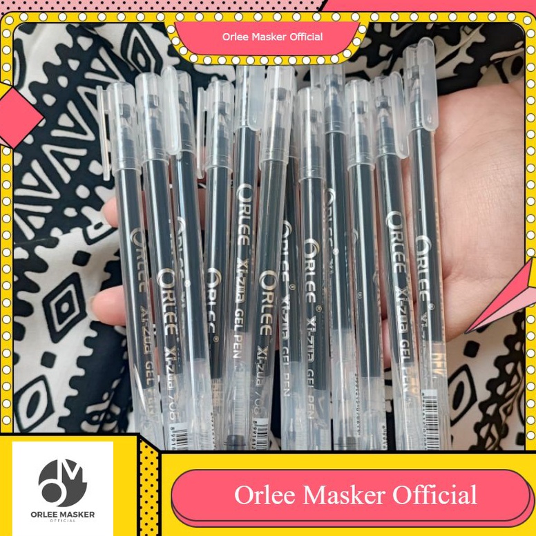 

St0k B4nyak BOLPOIN NEW JEL 1 LUSIN (ISI 12 PCS) BUATAN LOCAL TINTA TEBAL TIDAK BELUBER, TIDAK MACET, JARUM TINTA 0,5MM WARNA HITAM Flash Sale