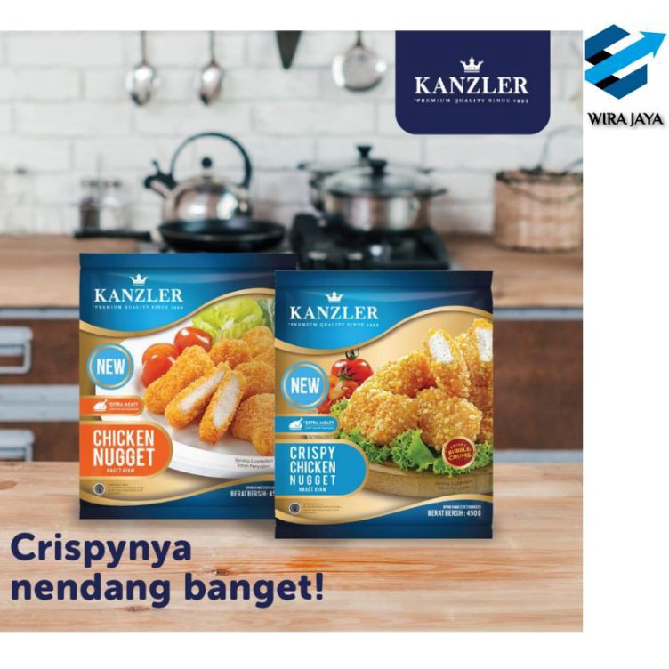 

DXDJ2604 XC26619 KANZLER NUGGET AYAM CHICKEN NUGGET / CRISPY CHICKEN NUGGET 450 gr / CRISPY NUGGET STICK 450 gr