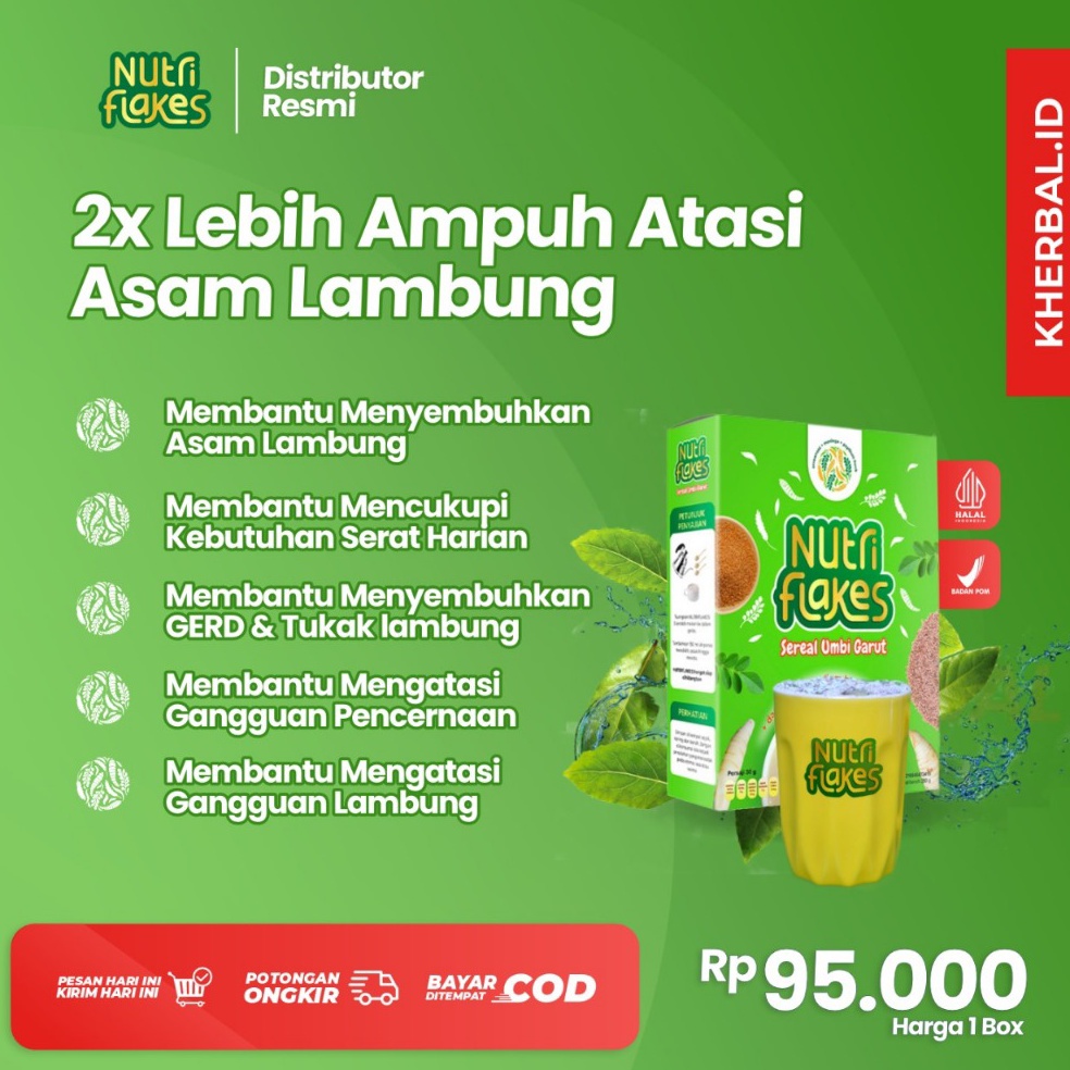 

T3rkini Nutriflakes Sereal – 2x lebih Ampuh Sembuhkan Asam Lambung Dalam 3 hari, Sereal Lambung, Asam Lambung, Magh, Sereal Pencernaan, Sarapan Sehat, Makanan Diabetes, Makanan Serat, Makanan Herbal, Mencegah Dan Penyembuhan Penyakit Jantung Murah