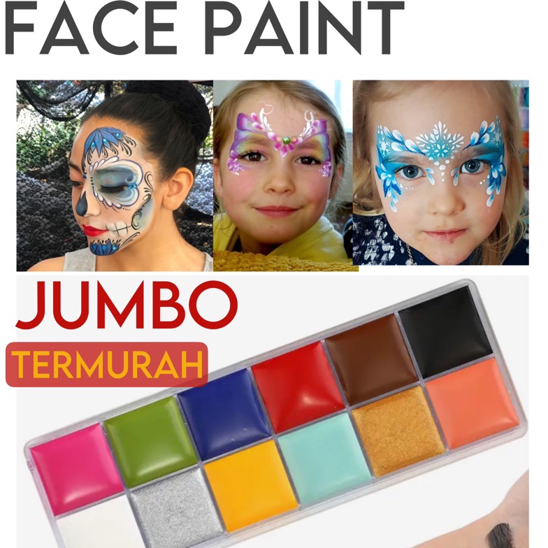 

B@ru FACEPAINT/CAT WAJAH / FACE PAINT / LUKIS WAJAH Langsung Order Gan