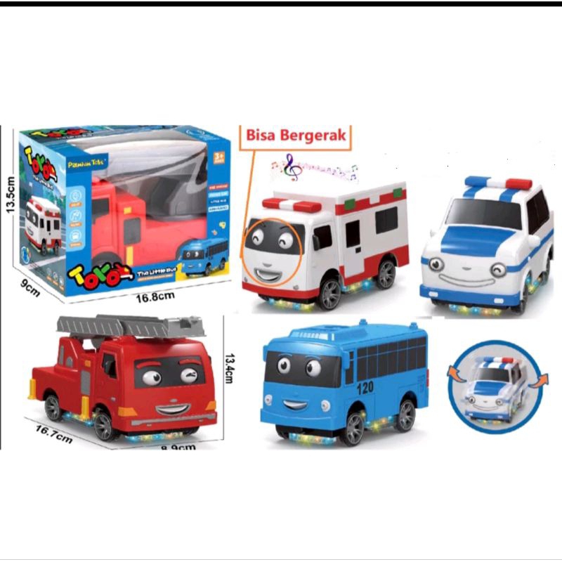 Mainan Anak Bus Toyo Dancing / Mainan Bus Toyo Joget Musik