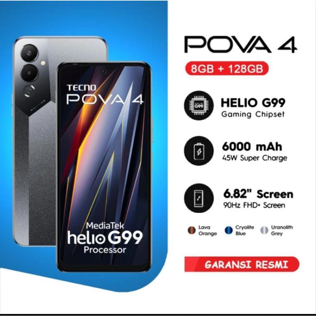 TECNO POVA 4 Ram 8/128Gb Garansi Resmi