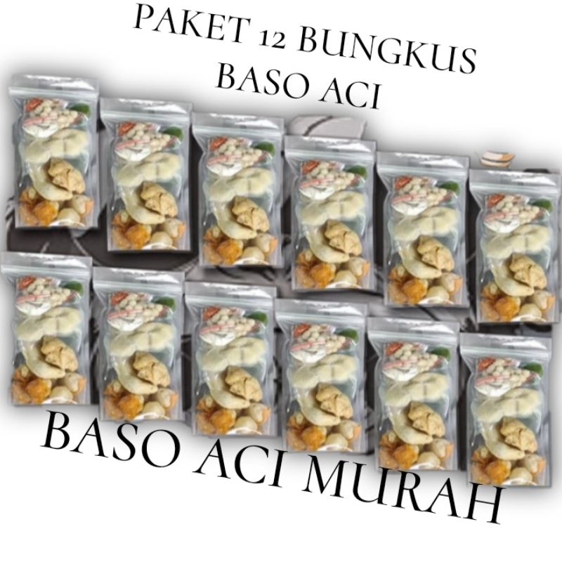 

PAKET BASO ACI 12 BUNGKUS PAKET HEMAT