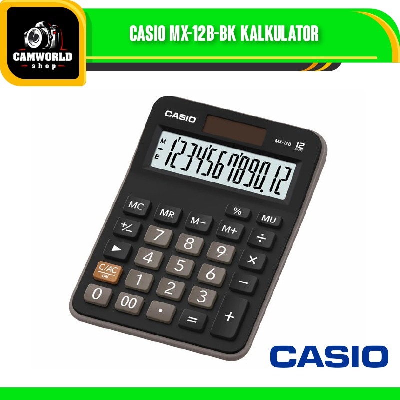 

Casio MX-12B-BK Kalkulator