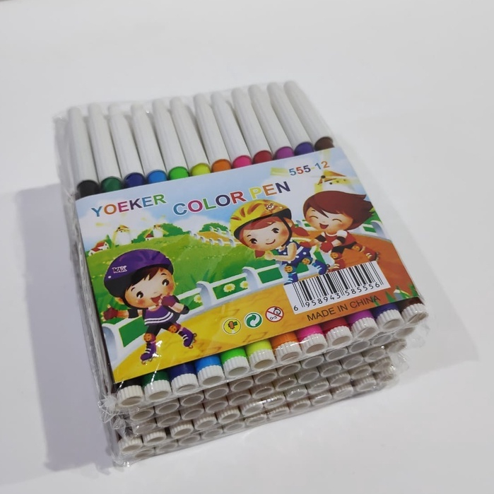 

Spidol isi 12 warna warni grosir 1 pak untuk menggambar