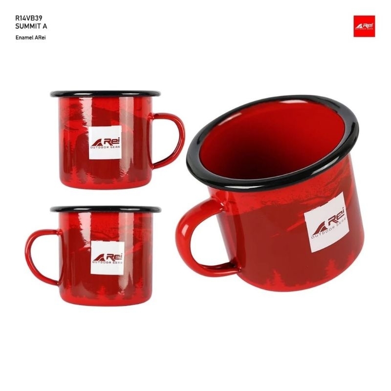 Mug Cangkir Arei Outdoor Gear - Gelas Cangkir Carabiner Arei - Mug Camping Rei ORIGINAL