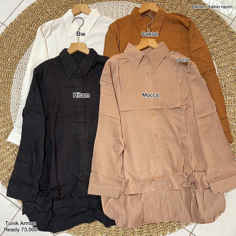 ATASAN BAHAN KATUN RAYON KODE TUNIK ARMAN