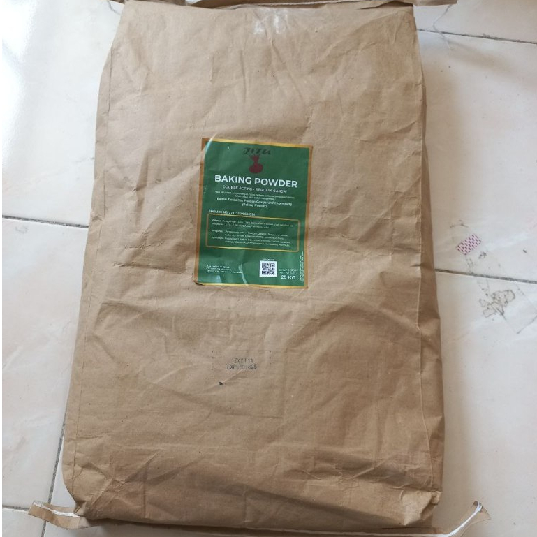 

Baking Powder JITU Double Acting 1SAK 25KG Termurah Go Grab Only