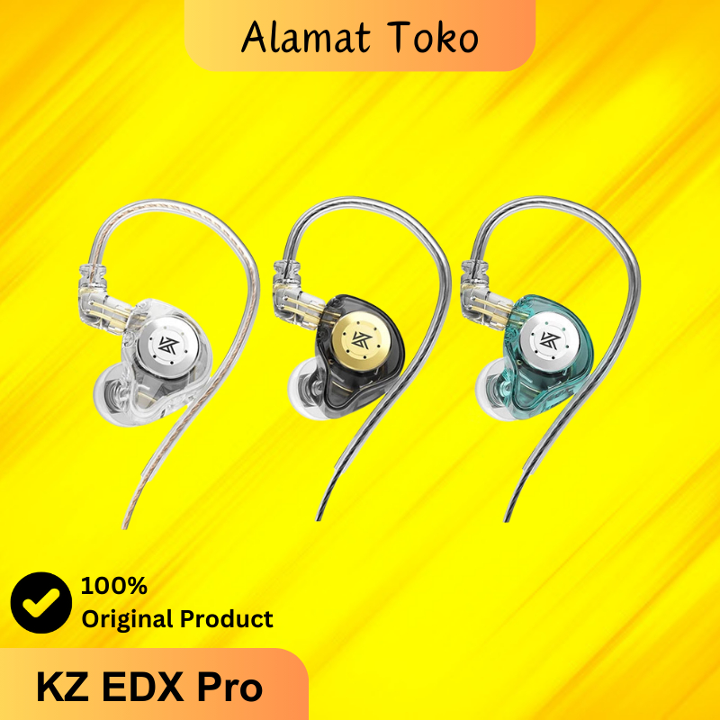 Headset KZ EDX Pro Bass Earphone With Mic