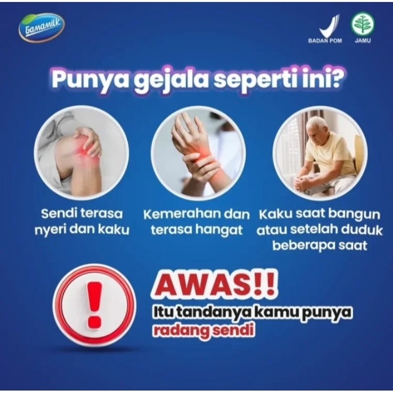 

GAMAMILK susu solusi atasi nyeri sendi dan tulang