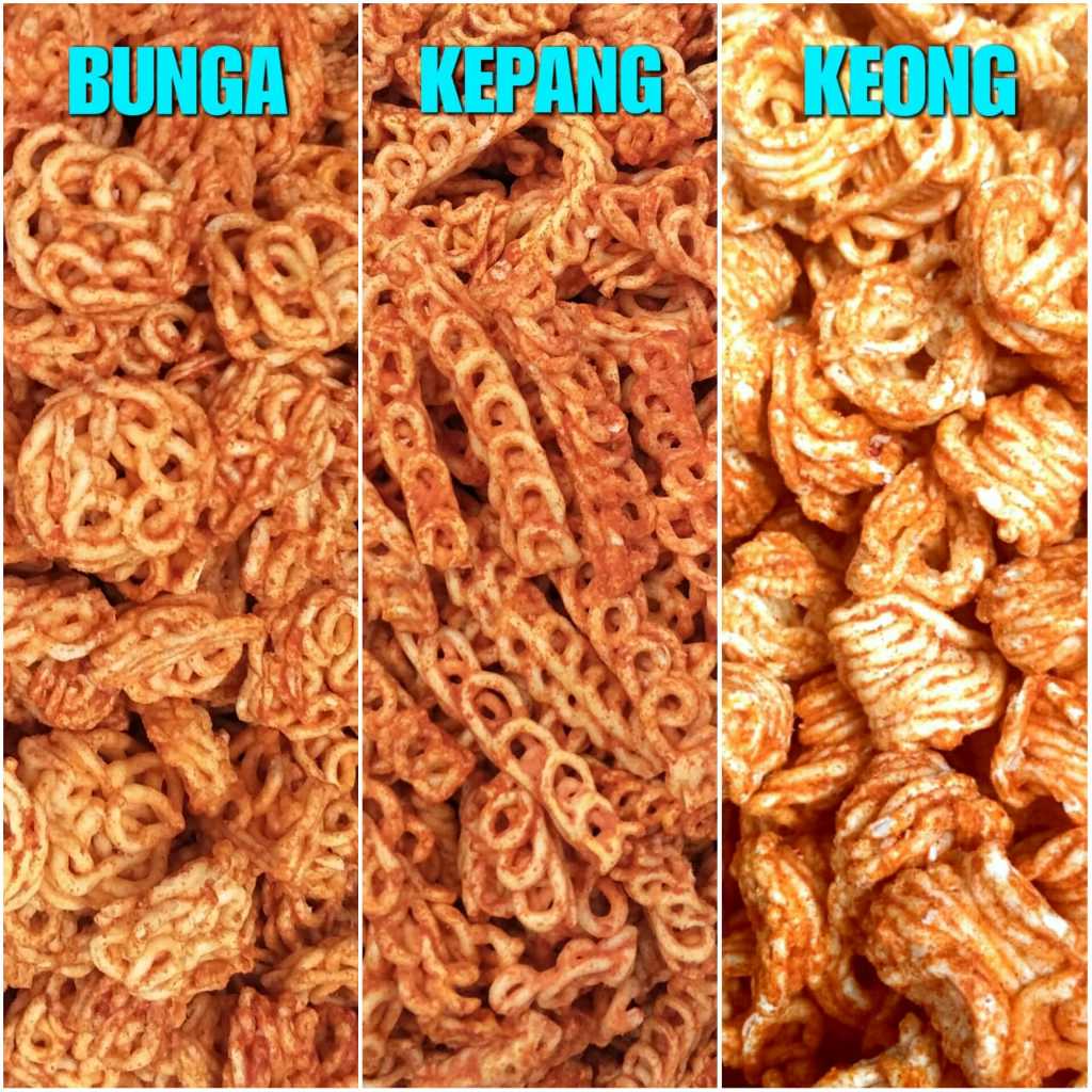 

KERUPUK CAP IKAN BUNGA /KEPANG/KEONG 80 GR