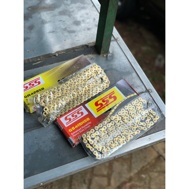 Rantai Sss 428 130L Sb Gold / Rantai Sss Sb 428 130L Gold
