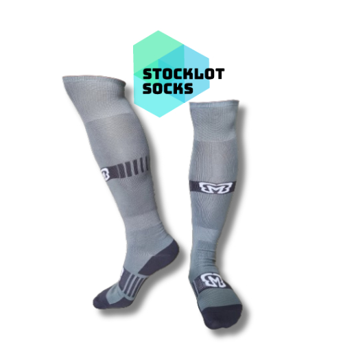 Kaos Kaki Futsal/Sepak Bola MBB Apparel Original Abu (TANPA TAG)