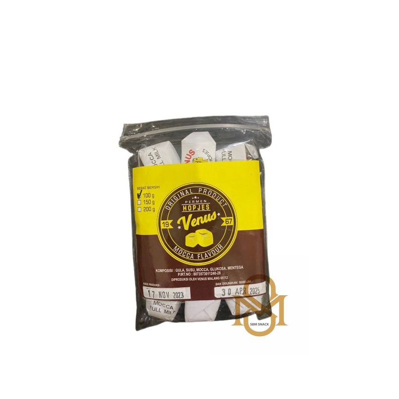 Permen jadul permen kopi hopjes venus / permen mocha flavour