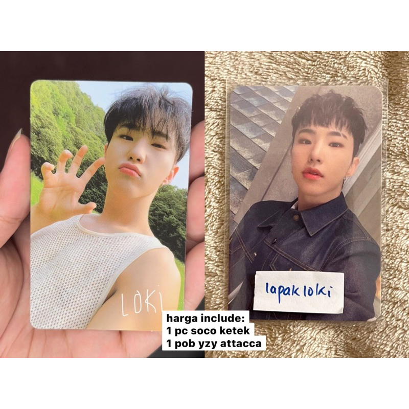 seventeen hoshi social club soco da capo ketek pob yizhiyu yzy a photocard pc