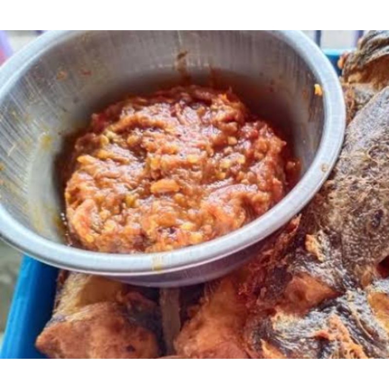 

sambal telur ikan lele kemasan boto; 150ml