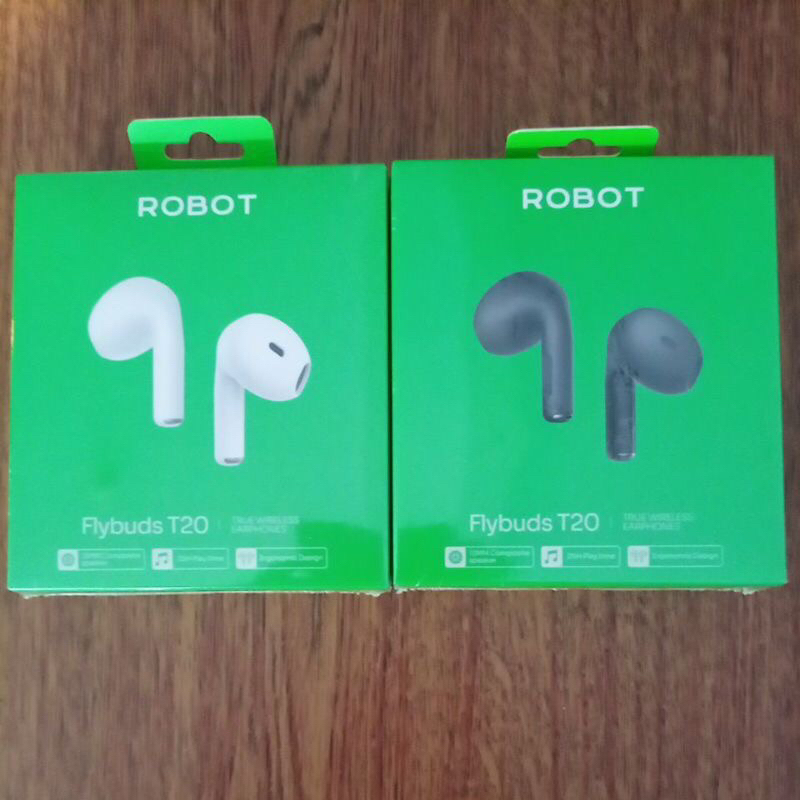 ROBOT TWS WIRELESS EARPHONE FLYBUDS T20 ORIGINAL BLUETOOTH 5.3