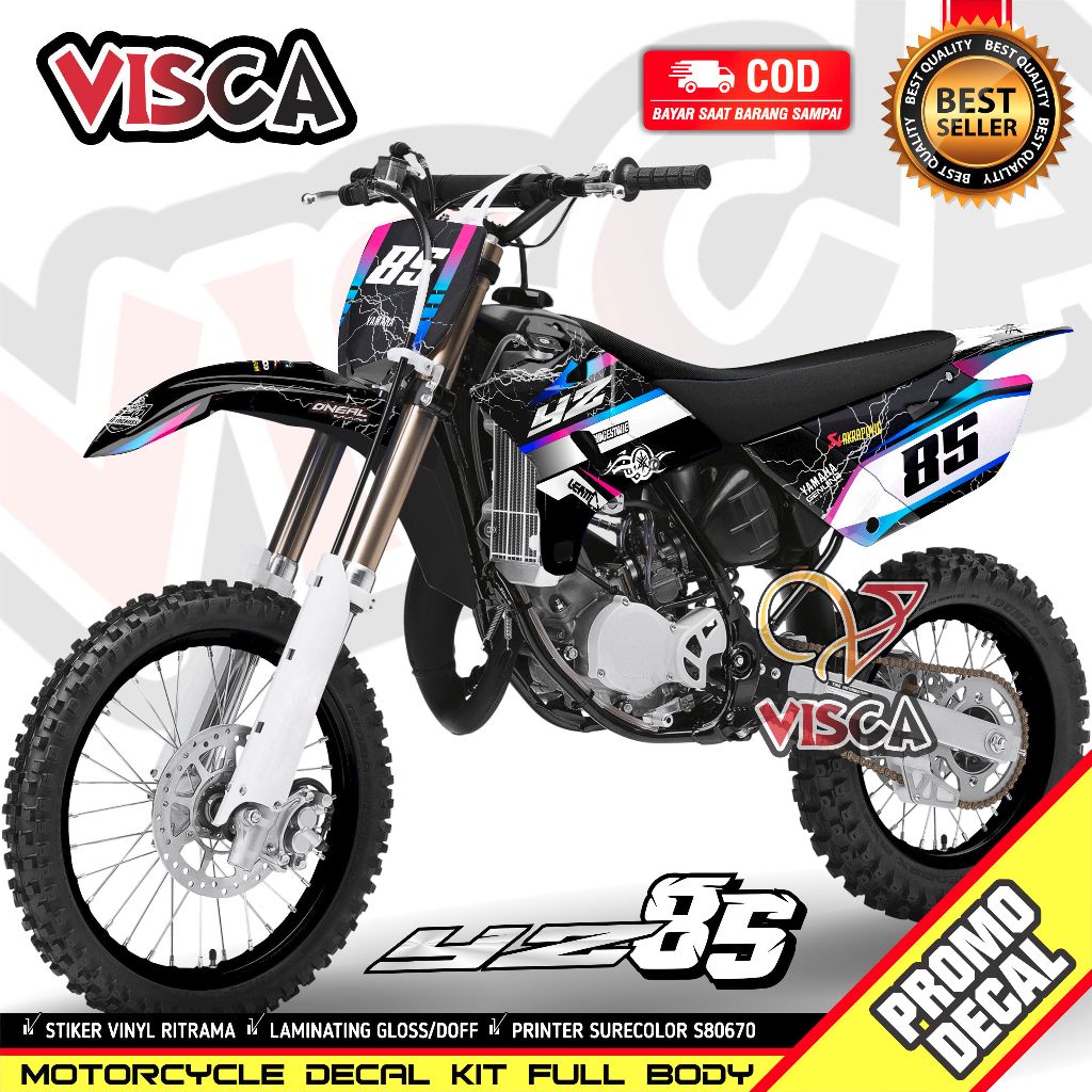 Decal Yz 85 2019 Variasi Full Body Dekal Yz 85 New 2019 Variasi Full Body Stiker Yz 85 New Variasi F