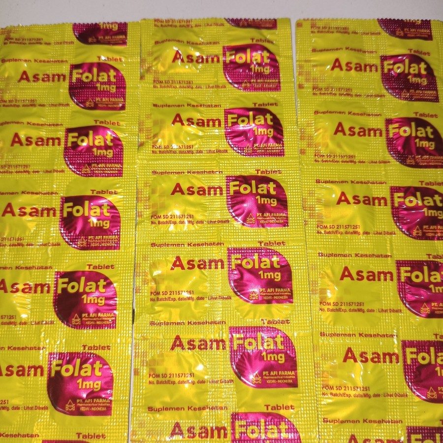 asam folat 1mg