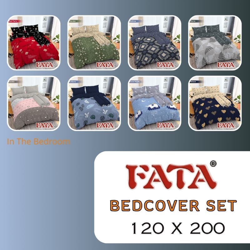 FATA Bedcover 120x200 | Bed Cover Set Single