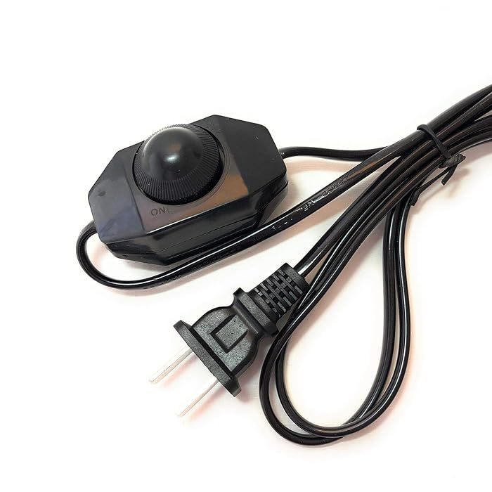 Kabel Power Buntung + Saklar On Off Dimmer Hitam