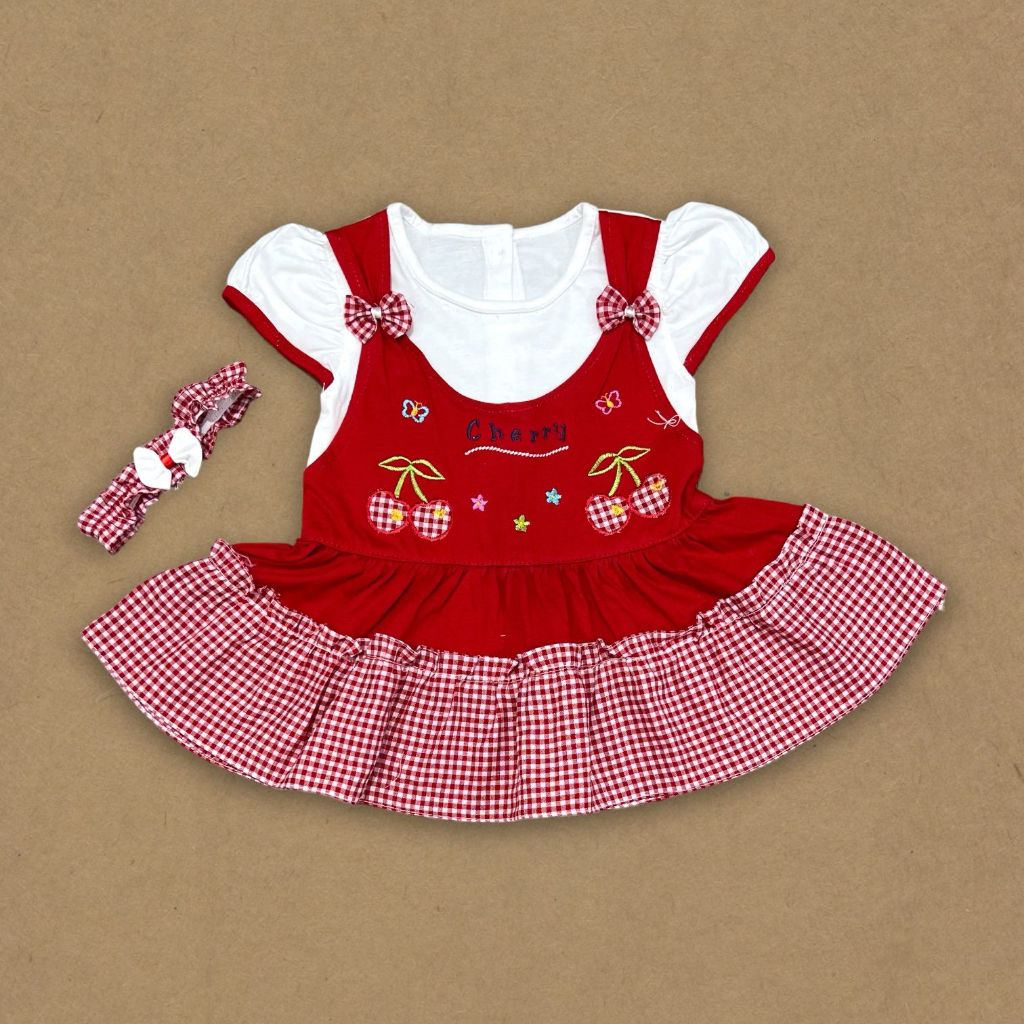 Baju Bayi Perempuan 6 12 Bulan - Dress Katun Anak Perempuan 1 Tahun - Dress Bayi Perempuan 6 12 Bula