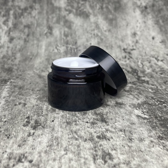 Pot Cream Amber 30ml / Pot Cream Kaca