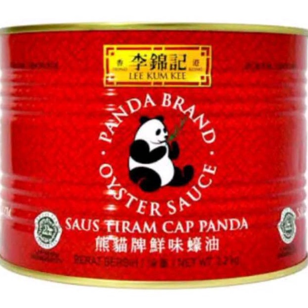 

[✰L64\] LEE KUM KEE PANDA BRAND OYSTER SAUCE SAUS TIRAM CAP PANDA KALENG 2,2 KG [274]
