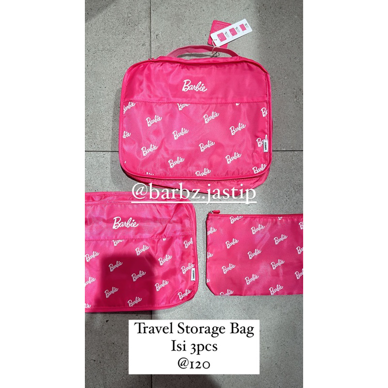 MINISO X BARBIE / TRAVEL BAG MINISO / READY STOCK