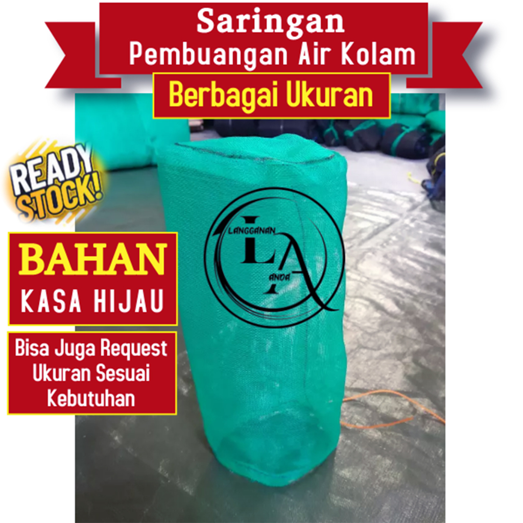 Saringan Kain Sarung Selongsongan Slontongan Pipa Paralon Pembuangan Air Kolam