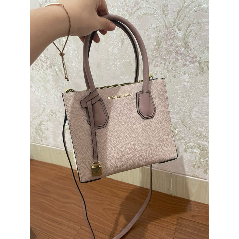 preloved MK mercer pink fashion tidak ori