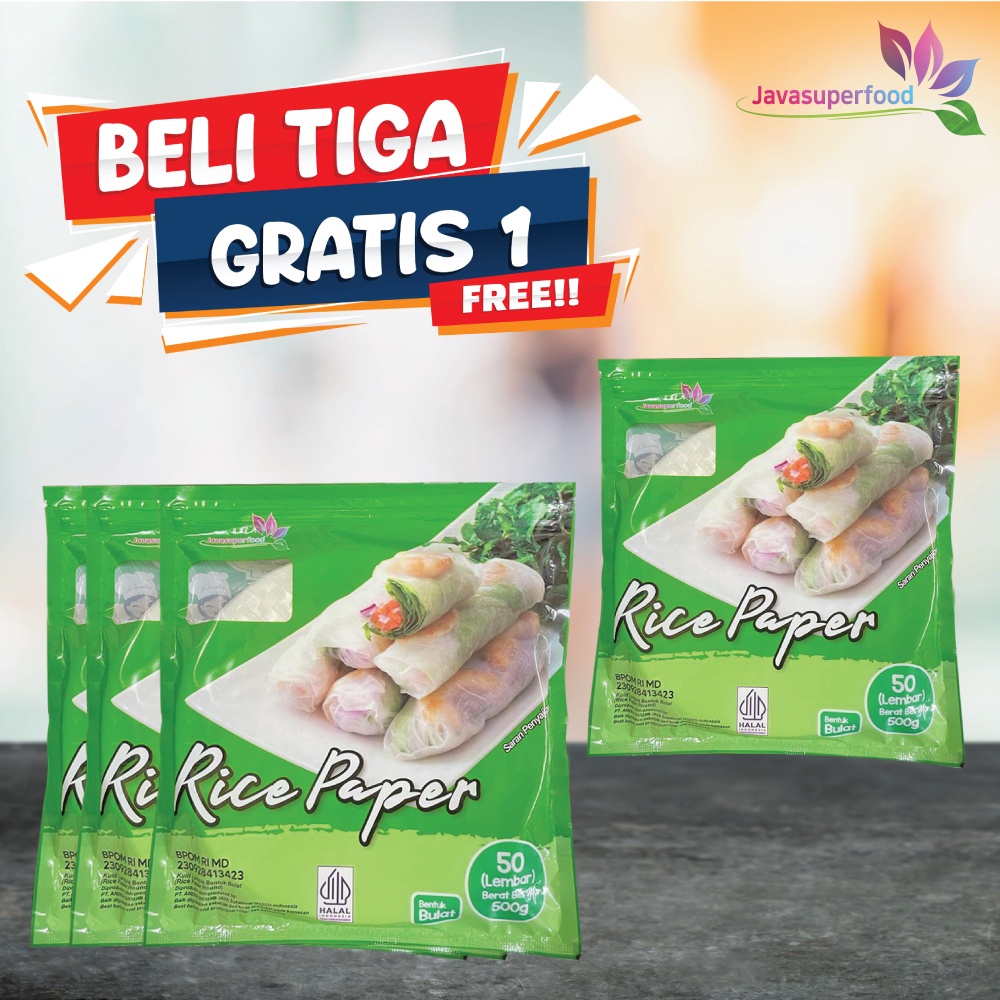 

Discount Today [BELI 3 GRATIS 1] Banh Trang High Quality Rice Paper / Rice Paper / Kulit Lumpia Vietnam Rice Paper 500g / rice roll spring roll / Salad Wrap / Rice paper 500g !!