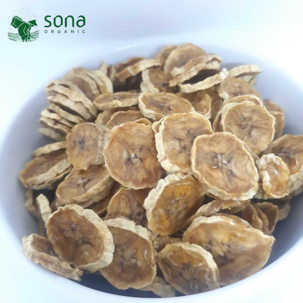 

Dried Banana 1000gr- Slice Buah Pisang iris 1kg - Sona