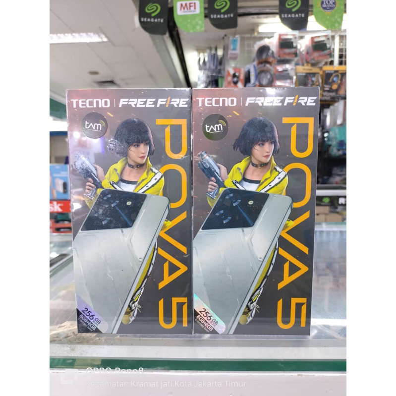 tecno pova 5 ram 8gb + 8gb internal 256gb baru segel garansi resmi tecno indonesia