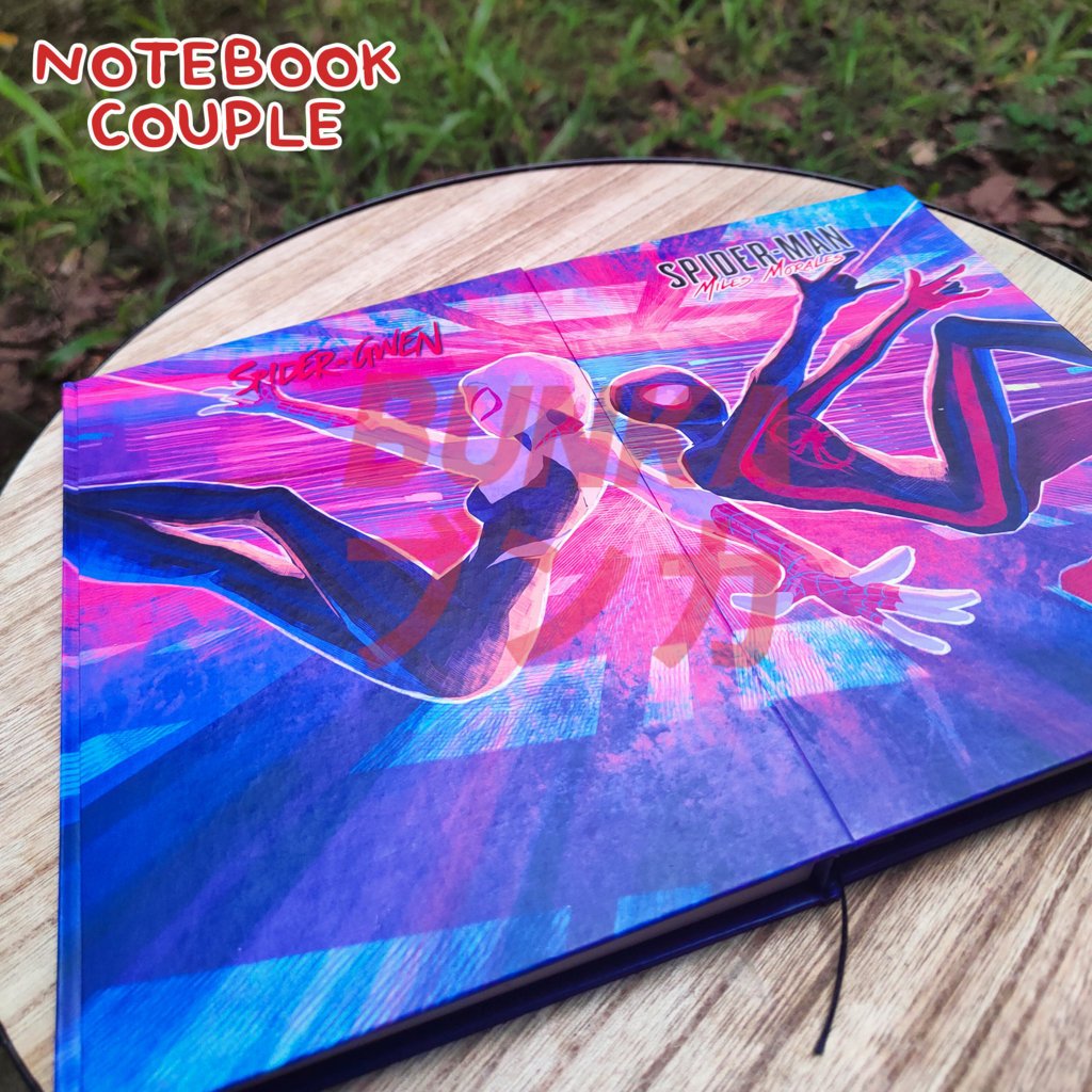 

Notebook Couple Spiderman Hardcover A5 Dapat 2 Buku Aesthetic Gift Birthday Kado Valentine