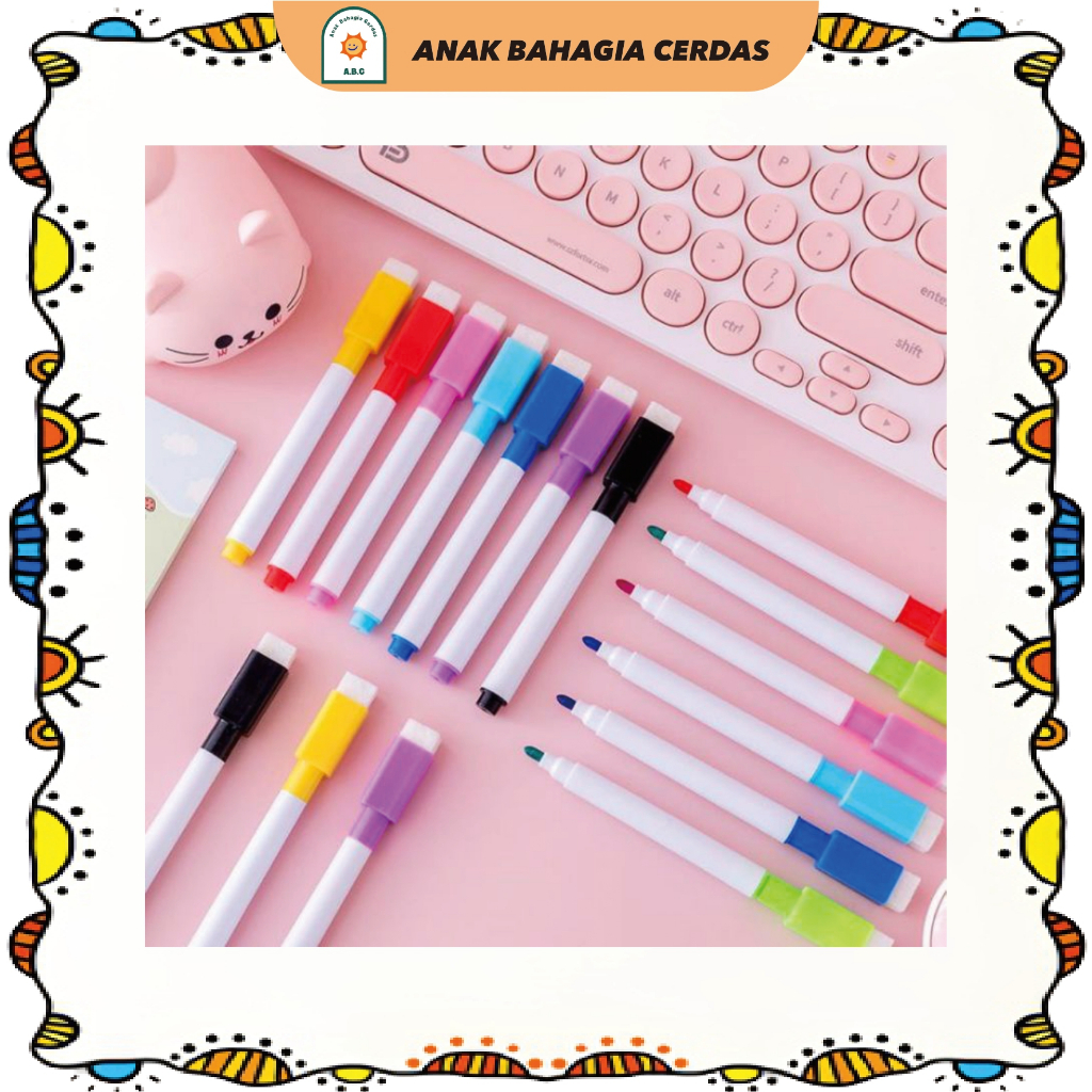 

Anak Bahagia Cerdas - Alat Tulis - Spidol Wipe & Clean