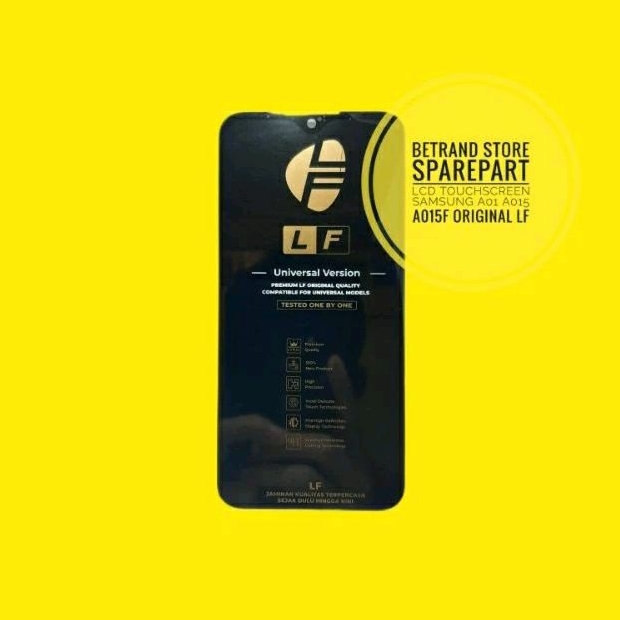 LCD TOUCHSCREEN SAMSUNG A01 A015 A015F ORIGINAL LF LIFE FUTURE  S/N