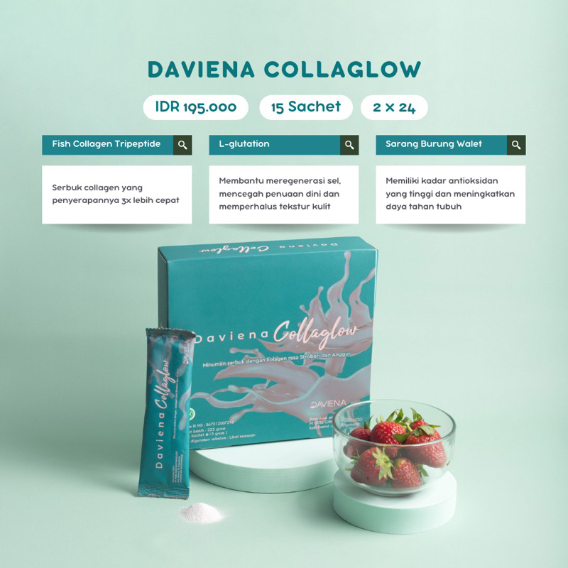 DAVIENA COLLAGLOW / COLLAGLOW DAVIENA 1 BOX ISI 15PCS