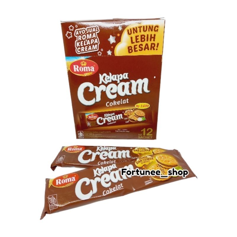 

Roma Cream Coklat / Biskuit Cream