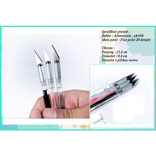 

Pisau Ukir Seni Akrilik Art Knife Crafting Art Knife
