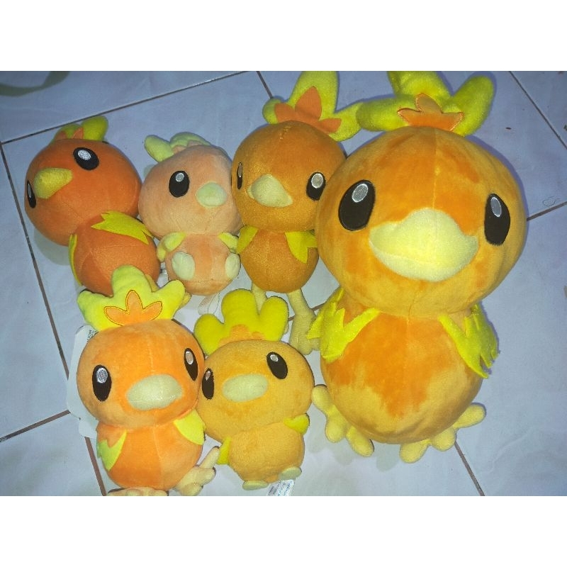 boneka pokemon torchic plush nintendo pokemon center tomy