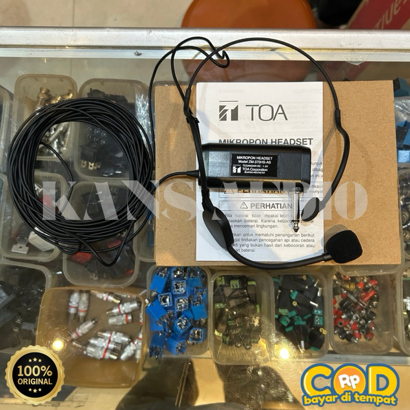 TOA ZM-370HS-AS (Headset Microphone / Mikrofon Bando / ZM 370 HS / ZM 370 / ZM-370 / ZM-370-HS / ZM3